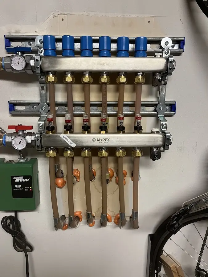 Plumber performing Leak Detection at a residential property in Louisville